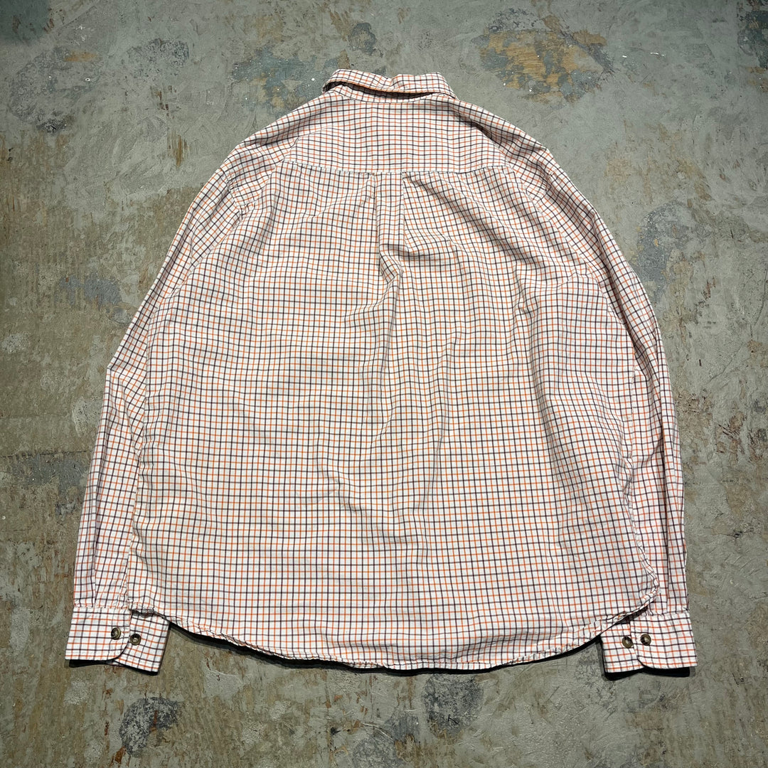 #4369 古着 Carhartt/カーハート/Long Sleeve Button Down Shirt/長袖ボタンダウンシャツ/チェック柄/サイズXL