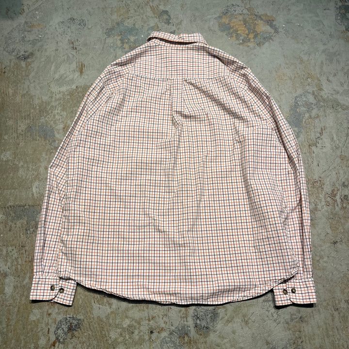 #4369 古着 Carhartt/カーハート/Long Sleeve Button Down Shirt/長袖ボタンダウンシャツ/チェック柄/サイズXL