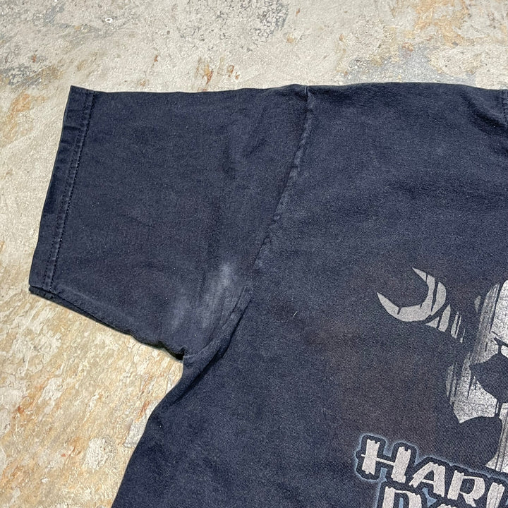 古着 USA製 Harley-Davidson/ハーレー ダビッドソン / フロリダ州ニューポートリッチー 湾岸 ストア / プリントTシャツ / サイズM