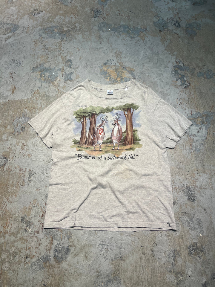 #MA140 古着 USA製 86's THE FAR SIDE/イラスト/コミック/ヴィンテージシングルステッチ Tシャツ/サイズXL