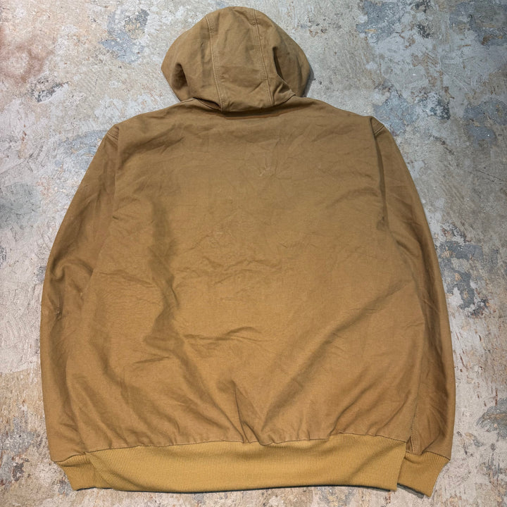 古着 Carhartt/ カーハート/ アクティブジャケット/ ダック地/ 裏地サーマル/企業ロゴ/ サイズXL