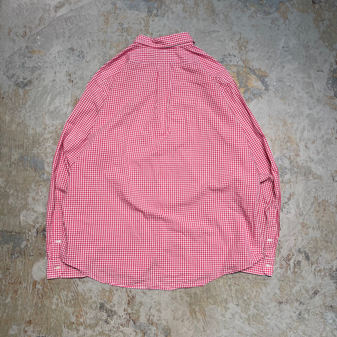 #4336 Ralph Lauren/ラルフローレン L/S B.D Shirts/ボタンダウンシャツ/CUSTOM FIT/ギンガムチェック/サイズXXL