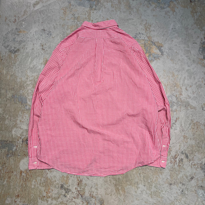 #4336 Ralph Lauren/ラルフローレン L/S B.D Shirts/ボタンダウンシャツ/CUSTOM FIT/ギンガムチェック/サイズXXL
