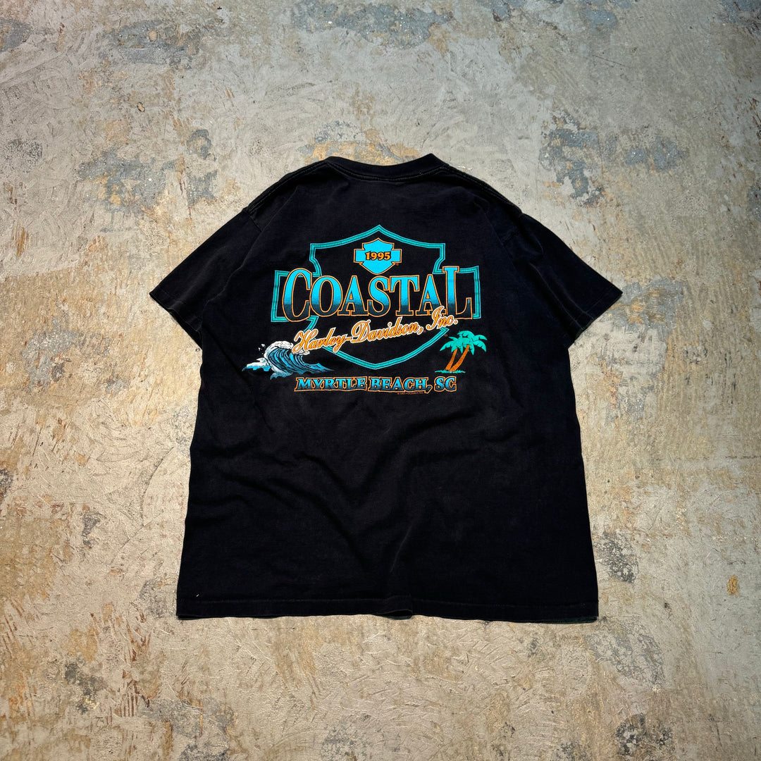 古着 USA製 Harley-Davidson/ハーレーダビッドソン/ プリントTシャツ/ サイズL