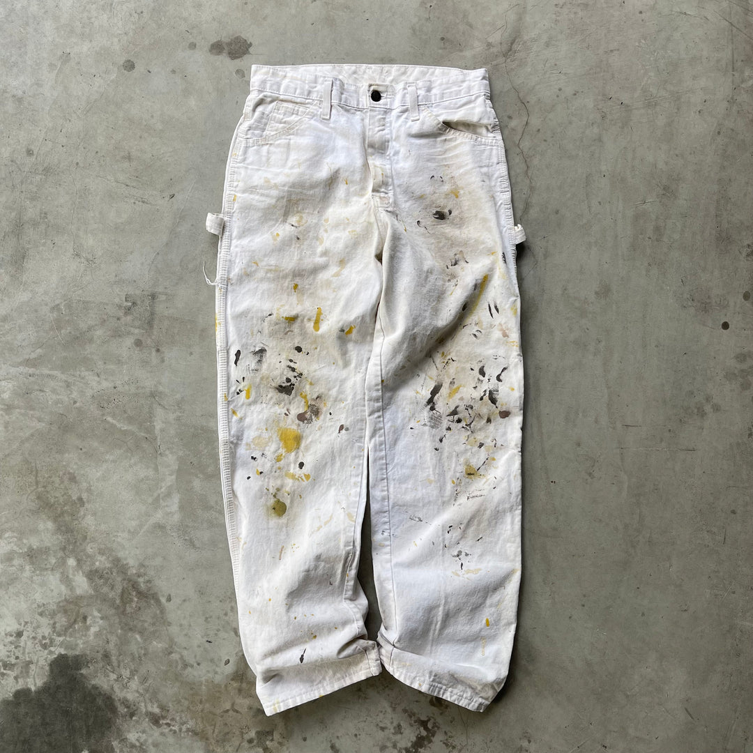 古着 Dickies×SHERWIN WILLIAMS/ディッキーズ× シャーウィン・ウィリアムズ/ ペインターパンツ / 企業ロゴ/ 実寸サイズ29×29