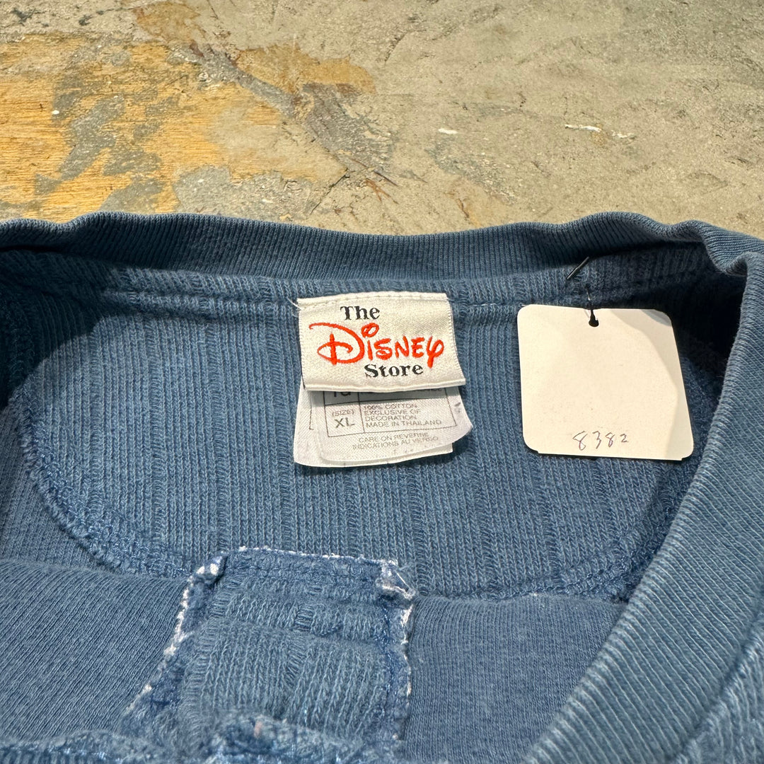 古着 Disney/ディズニー/プーさん/ヘンリーネックスウェット/ サイズXL