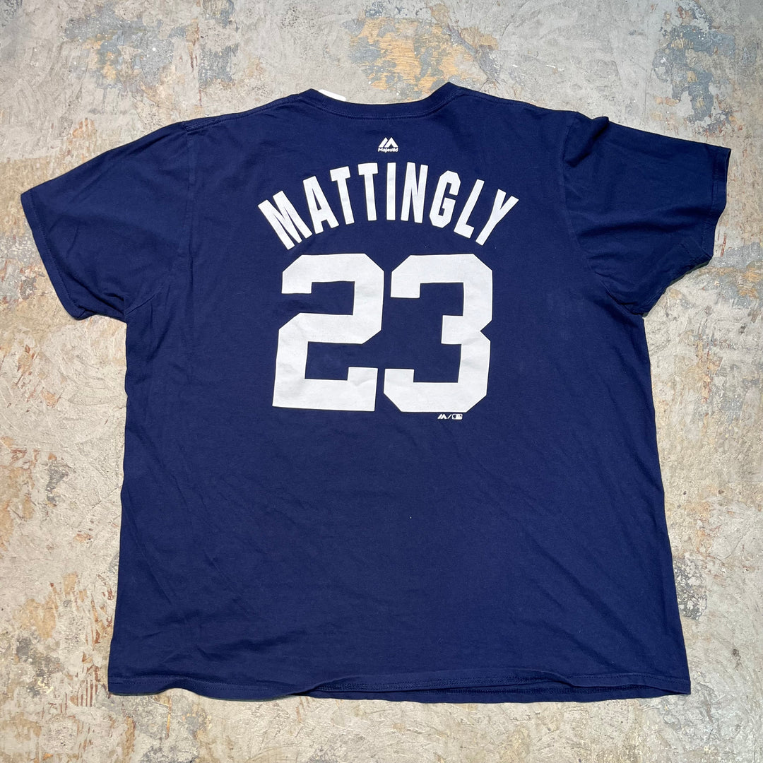 古着 Majestic/マジェスティック/New York Yankees/ニューヨーク ヤンキース/プリントTシャツ/ サイズXL