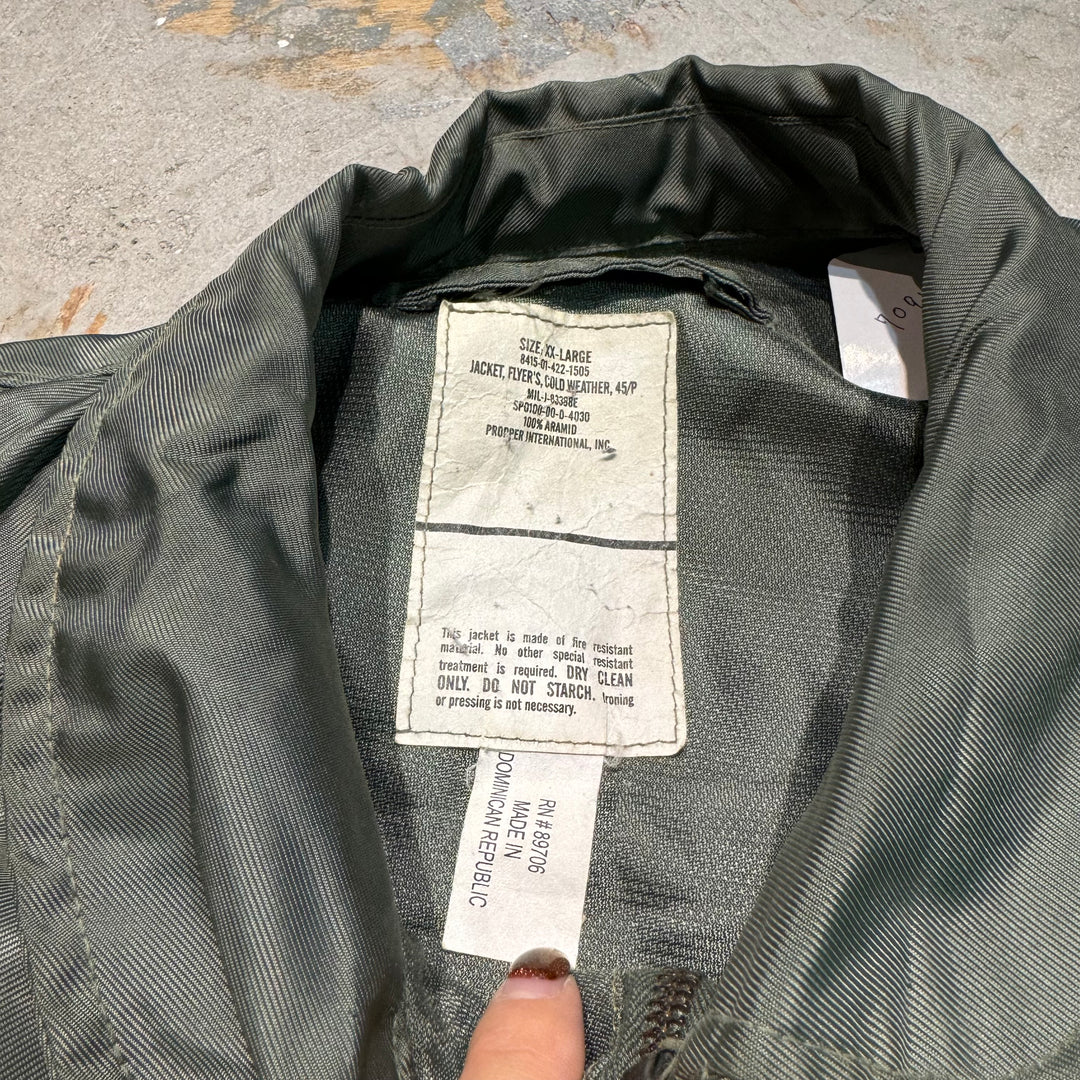古着 U.S.ARMY/米陸軍/ CWU-45/P フライトジャケット/5th Model/MIL-J-83388E/サイズXXL