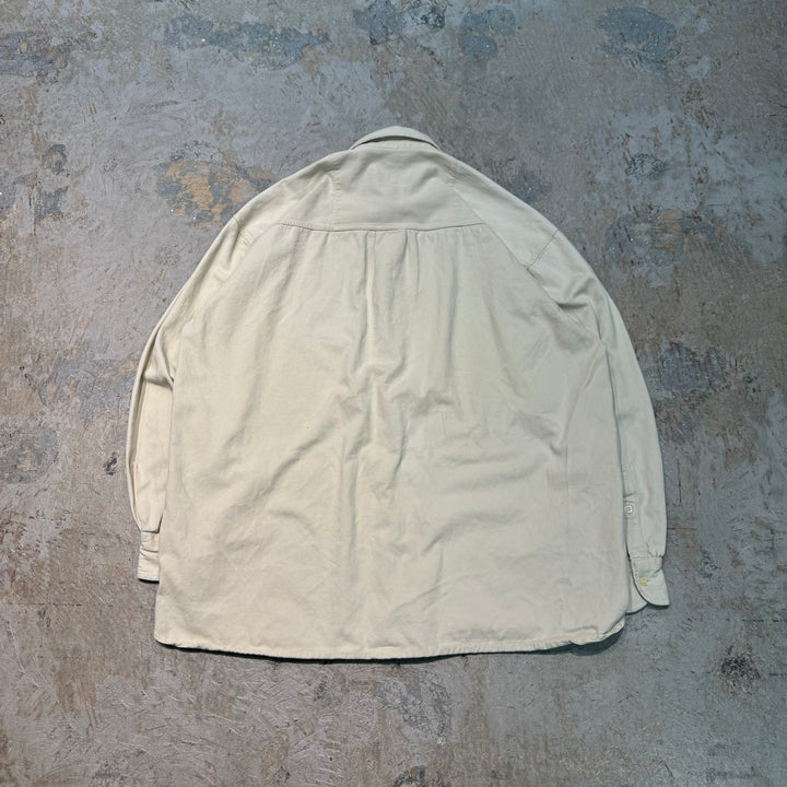 古着 USA製 RalphLauren/ラルフローレン/ 長袖シャツ/無地/サイズL-XL