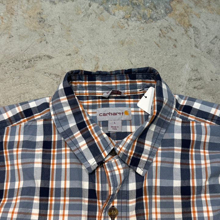 古着 carhartt/ カーハート/ 半袖シャツ/ チェック柄/ サイズL