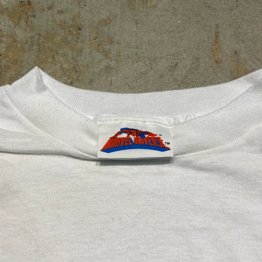 #4468 古着 91's Marvel/マーベル/short sleeve t-shirt Tee/半袖シャツ/シングルステッチ/MADE IN U.S.A/サイズL