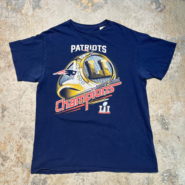 古着 NFL New England Patriots/ニューイングランド ペイトリオッツ/プリントTシャツ/ サイズXL相当
