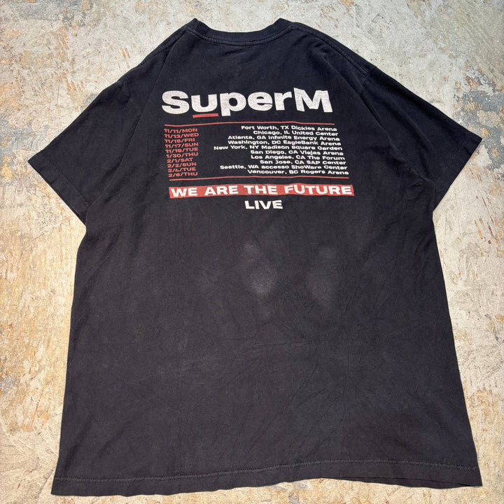 古着 SuperM/ スーパーエム/ アーティストTシャツ/ サイズL