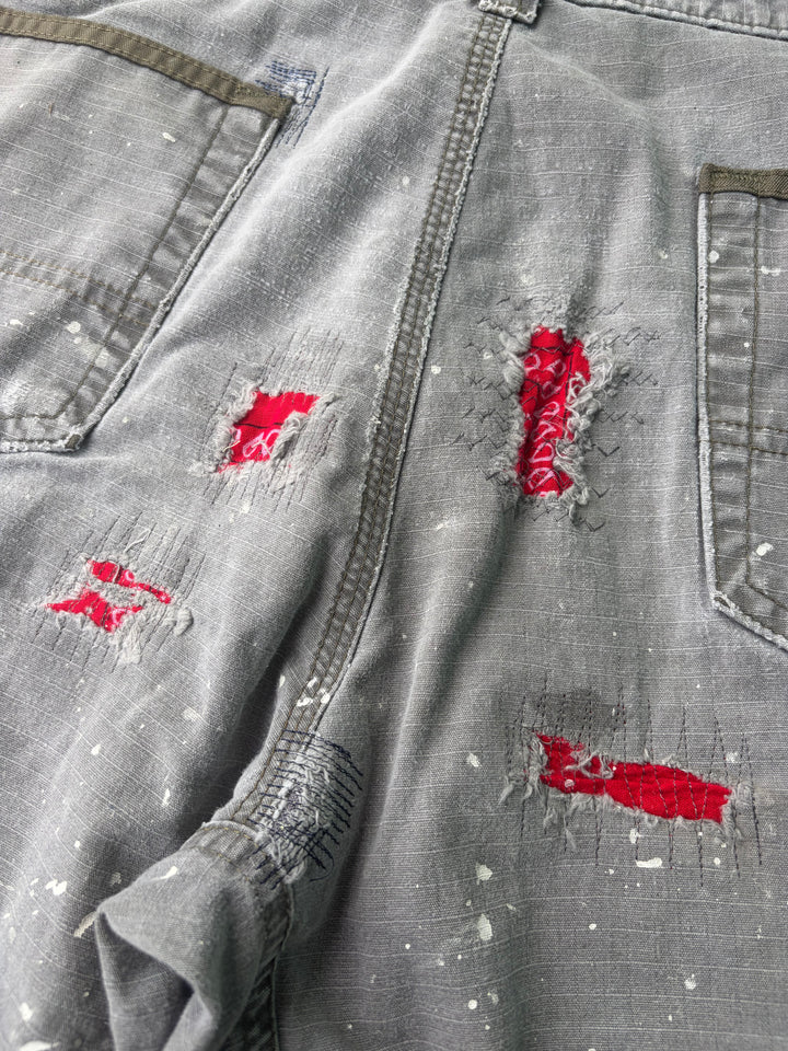 Carhartt Distressed Baggy Cargo Shorts W38