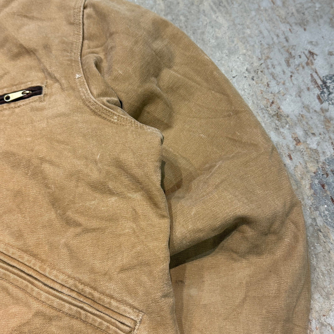 古着 USA製 carhartt/ カーハート/ デトロイトジャケット/ ダック地/ 裏地ブランケット/ サイズL