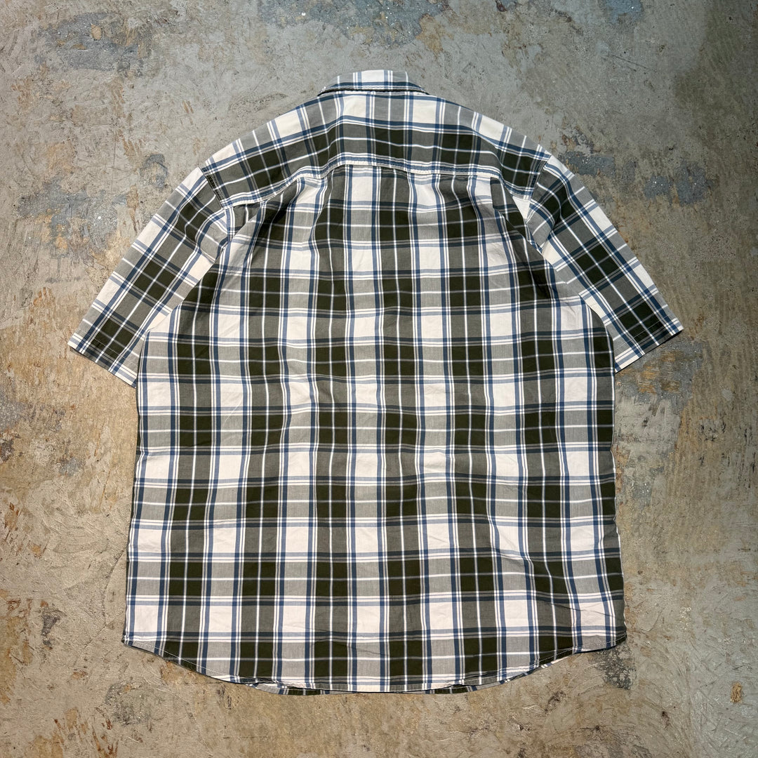 古着 carhartt/ カーハート/ ボタンダウン半袖シャツ/ チェック柄/ サイズXL