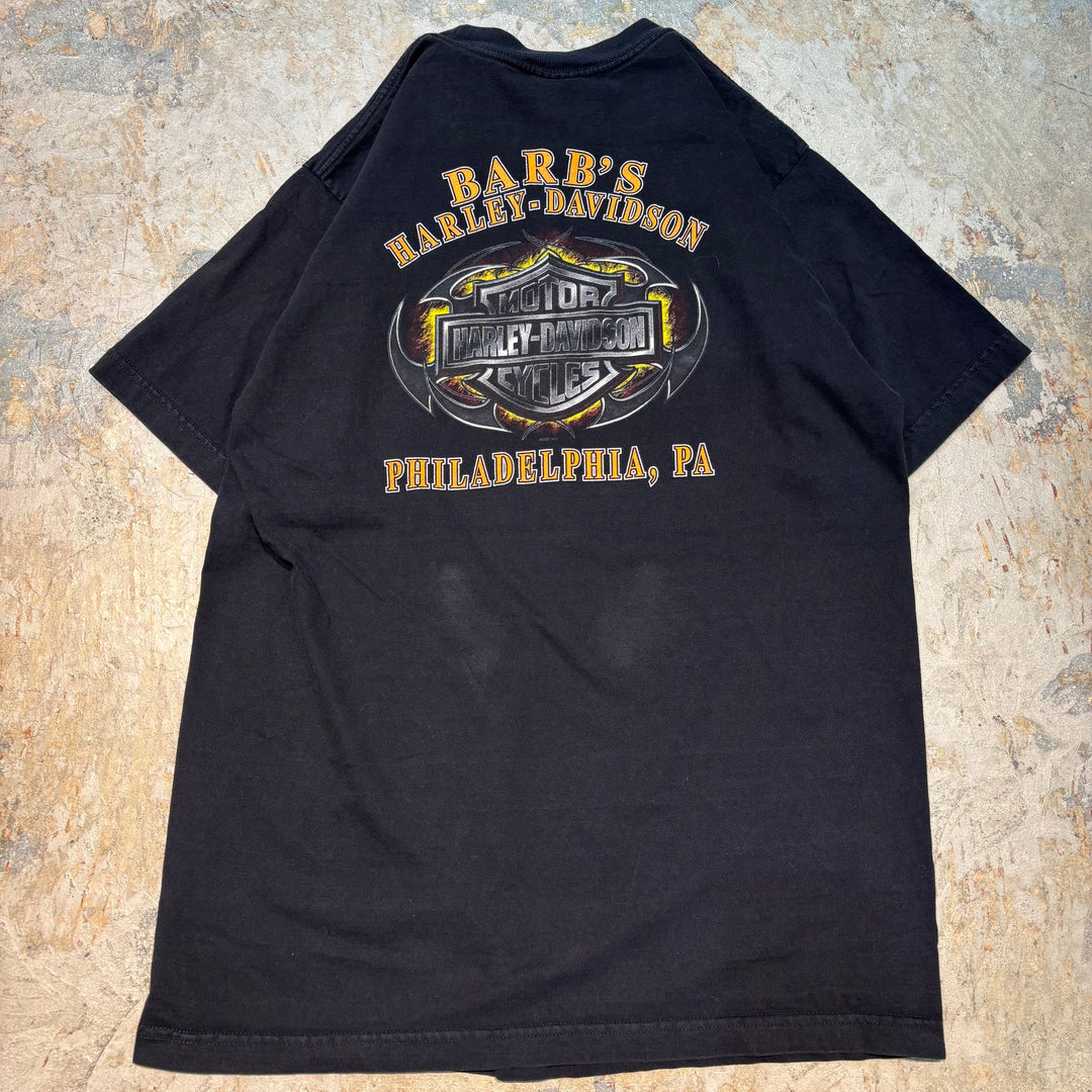 古着 USA製 Harley-Davidson/ハーレーダビッドソン/ プリントTシャツ/ サイズL