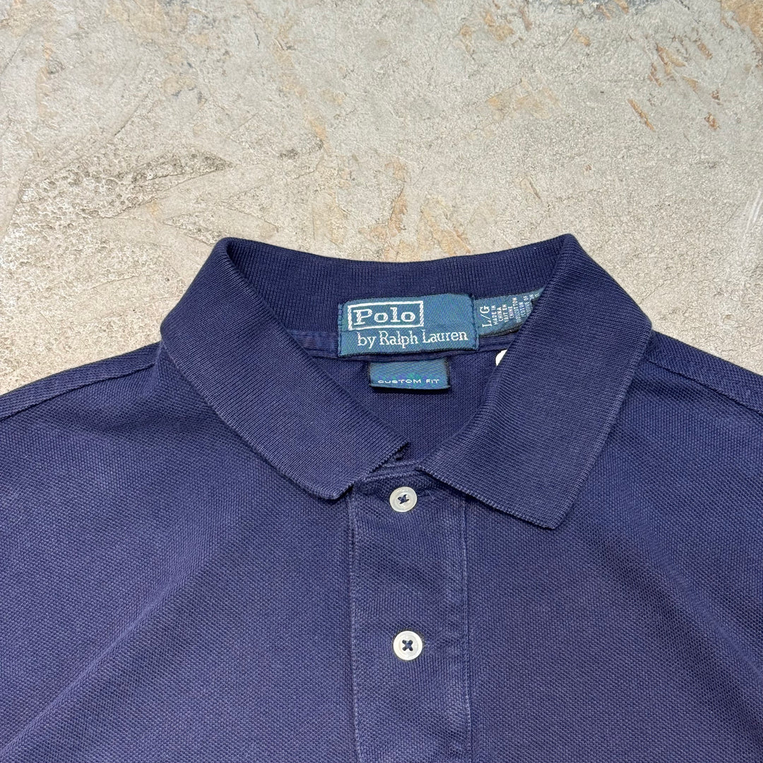 古着90's~ polo by ralph lauren/ポロ バイ ラルフローレン/ 半袖ポロシャツ/ サイズL