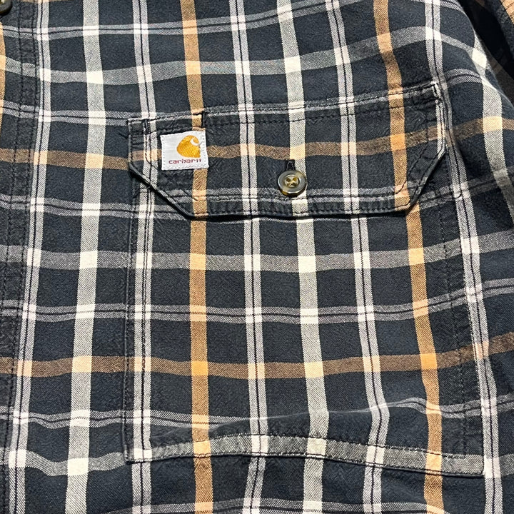 #4312 Carhartt/カーハート L/S Work Shirts/ワークシャツ/チェック柄/RELAXED FIT/サイズ2XL