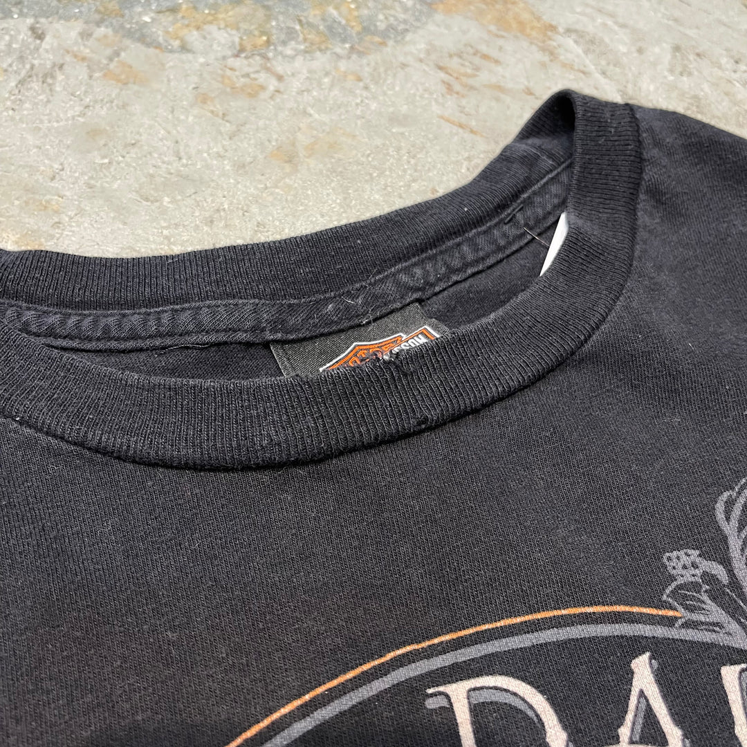 古着 USA製 Harley-Davidson/ハーレーダビッドソン/ プリントTシャツ/ サイズL