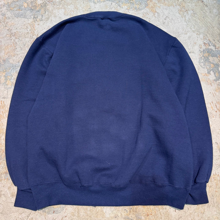 古着 USA製 90's~ RUSSELLATHLETIC/ ラッセル アスレチック/ クルーネックブランクスウェット/ 無地/ Vガゼット/ サイズL