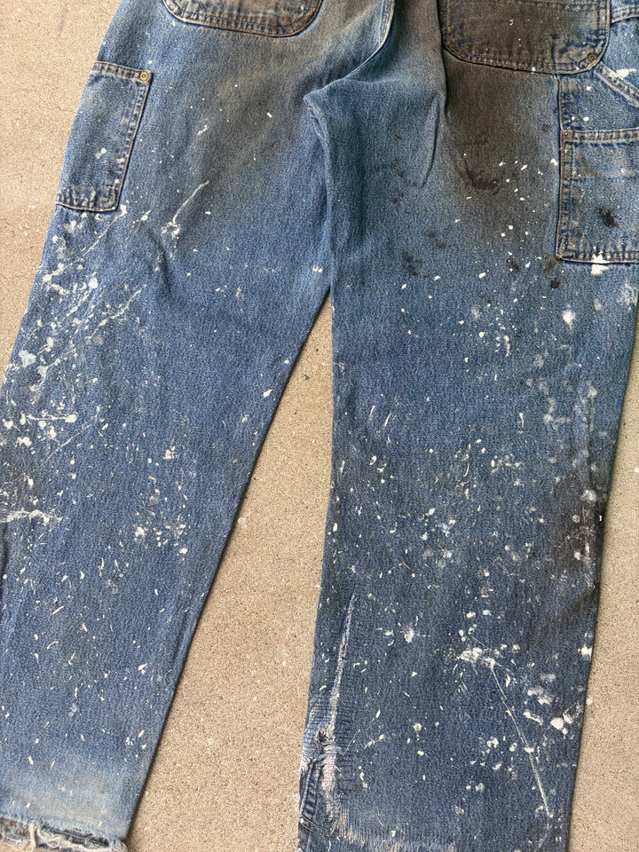 Carhartt Distressed Double Knee Denim Pants W34 L32