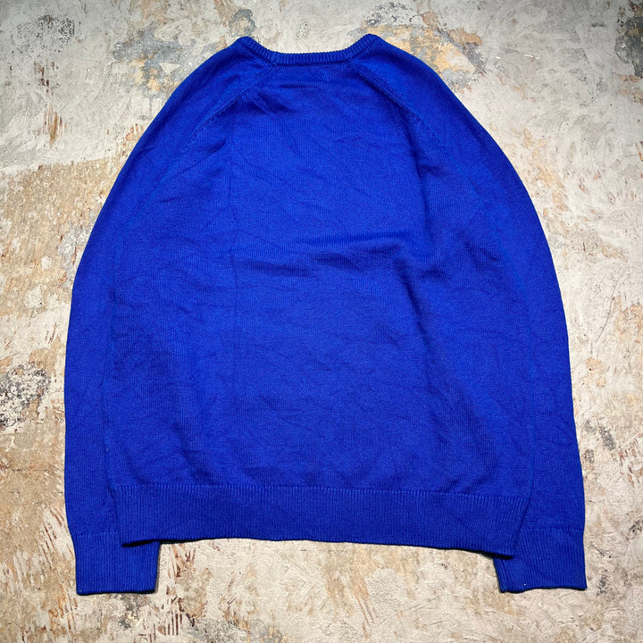 #3372 L.L.Bean/エルエルビーン/Crew neck cotton knit/クルーネックコットンニット/企業ロゴ/サイズ L