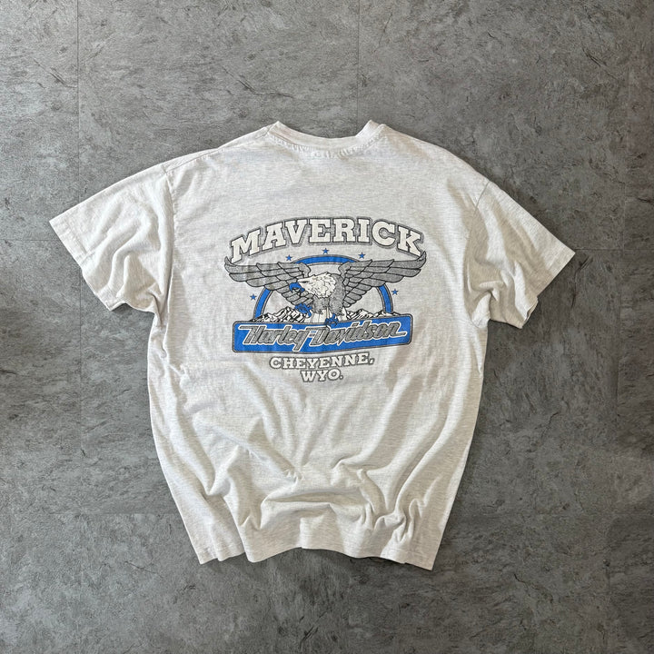 古着 USA製 90's Harley-Davidson ハーレーダビッドソン プリントTシャツ シングルステッチ サイズXL