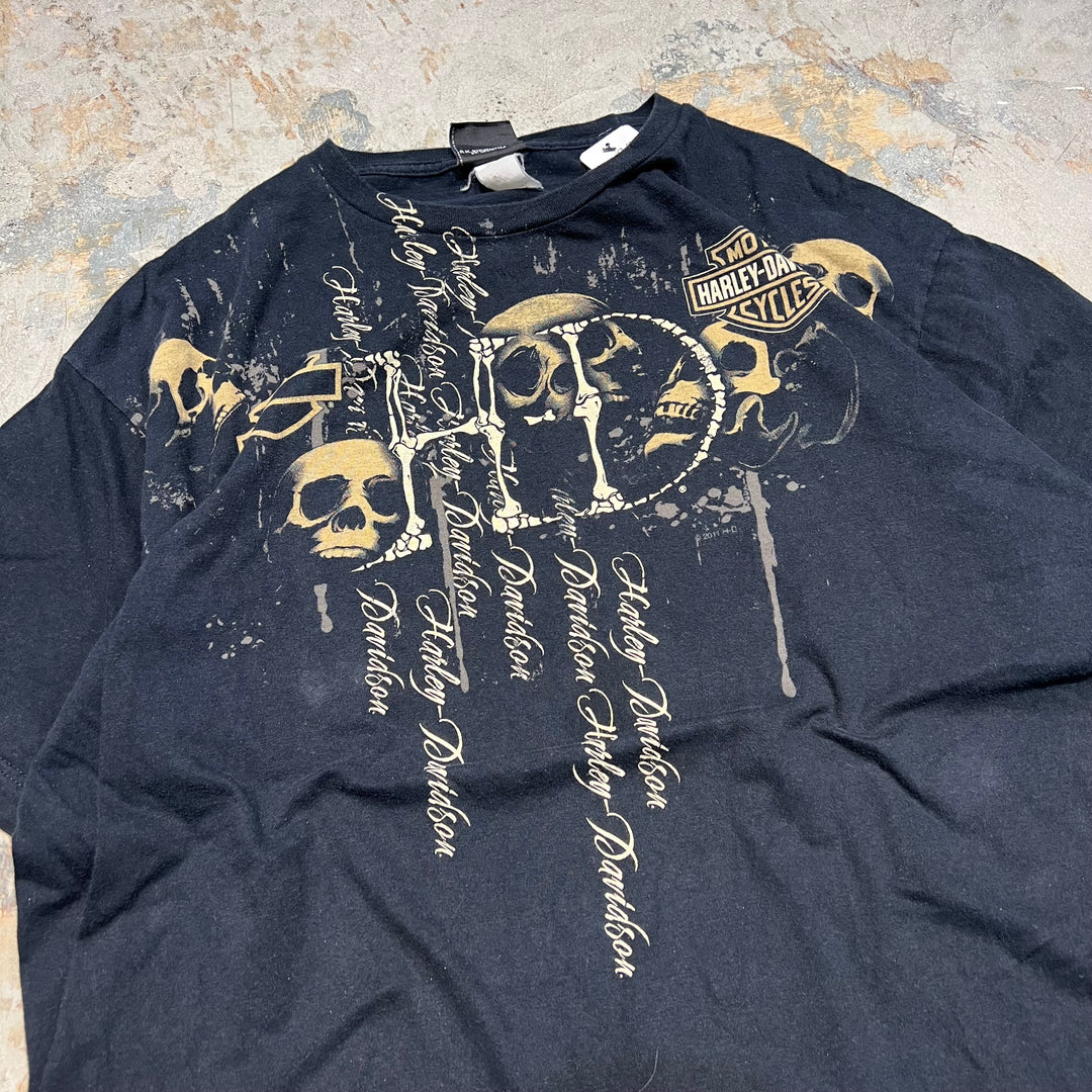 古着 Harley-Davidson/ハーレー ダビッドソン / テキサス州 ダラス ストア  / プリントTシャツ / サイズ2XL