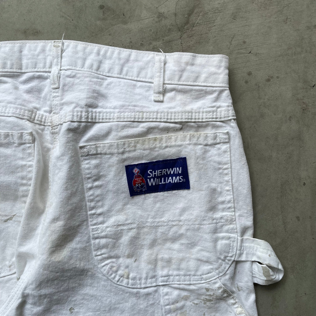 古着 Dickies×SHERWIN WILLIAMS/ディッキーズ× シャーウィン・ウィリアムズ/ ペインターパンツ / 企業ロゴ/ 実寸サイズ31×32