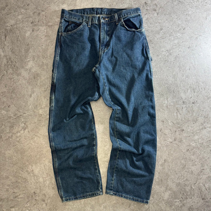 古着 Dickies ディッキーズ. デニムペインターパンツ 実寸サイズ31×30