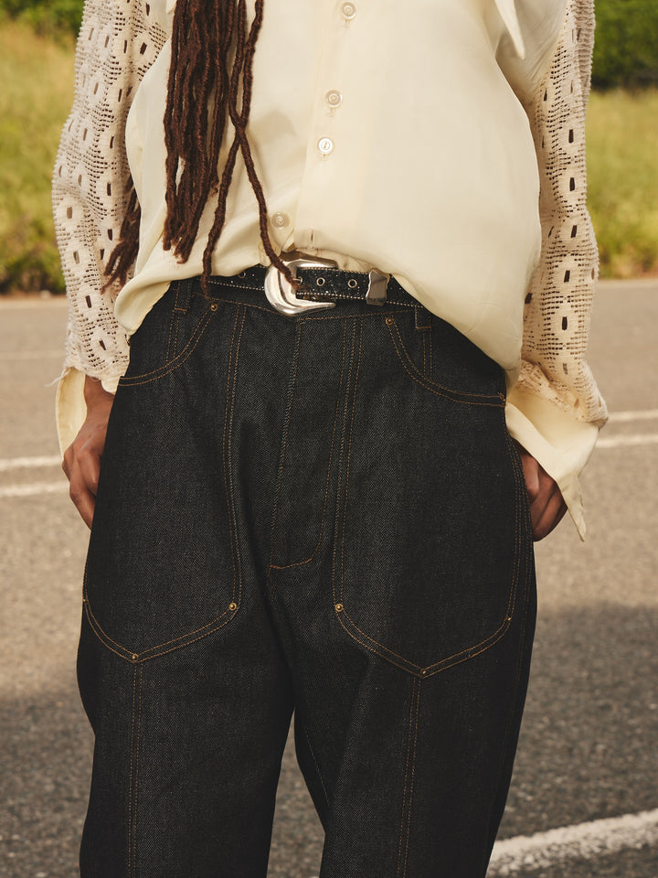 Heavy oz Rigid Baggy Denim/ヘビーオンス リジット バギーデニム