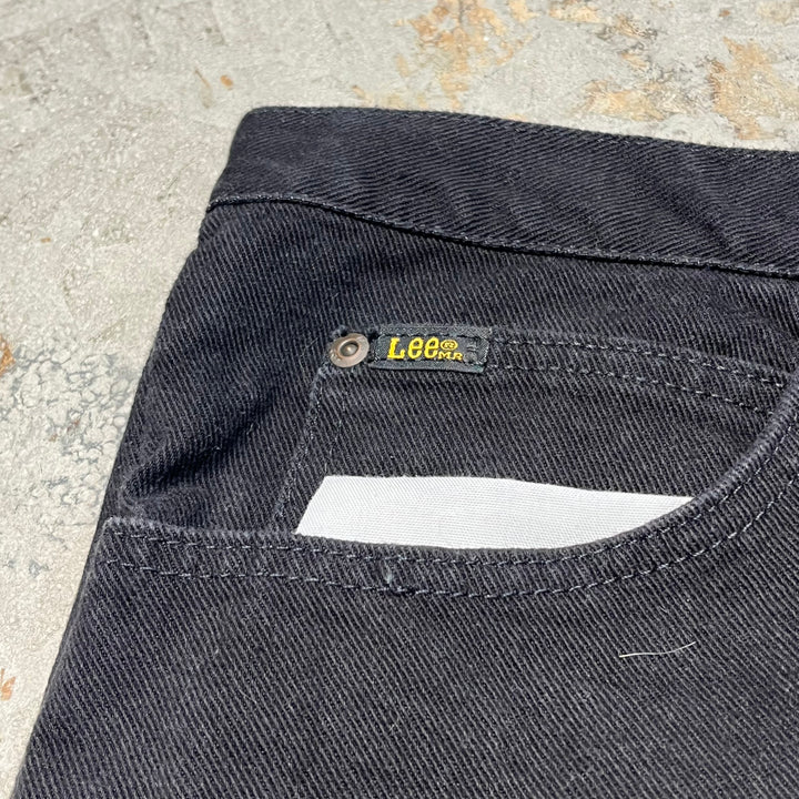 #4192 古着　Lee/リー/Black Denim Pants/ブラックデニムパンツ/RELAKED FIT/サイズ42×30