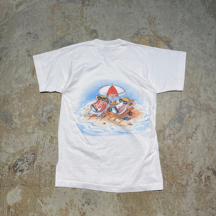 #4491 古着 90's SCREEN STARS/スクリーンスターズ/short sleeve print t-shirt Tee/半袖プリントTシャツ/コカ・コーラ/企業系/MADE IN USA/サイズM