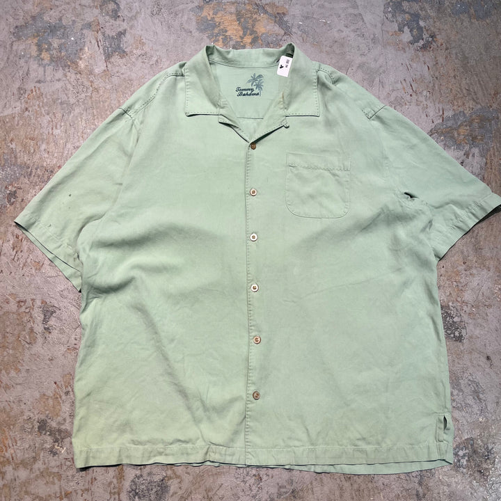 古着 Tommy Bahama/トミーバハマ/シルク/半袖シャツ/ サイズXL