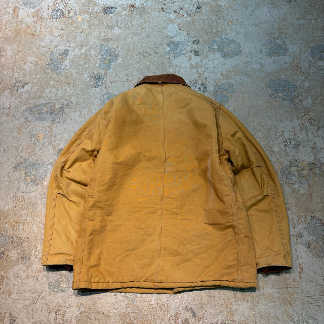 古着 90's~ carhartt/ カーハート/ トラディショナルコート/ ダック地/ 裏地キルティング/ サイズXL相当