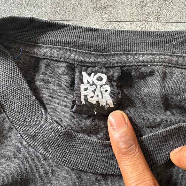 古着 00s No Fear ノーフィア Real faded Tシャツ サイズL