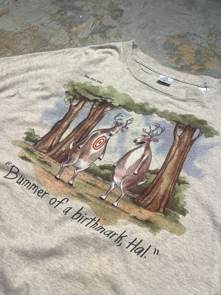 #MA140 古着 USA製 86's THE FAR SIDE/イラスト/コミック/ヴィンテージシングルステッチ Tシャツ/サイズXL