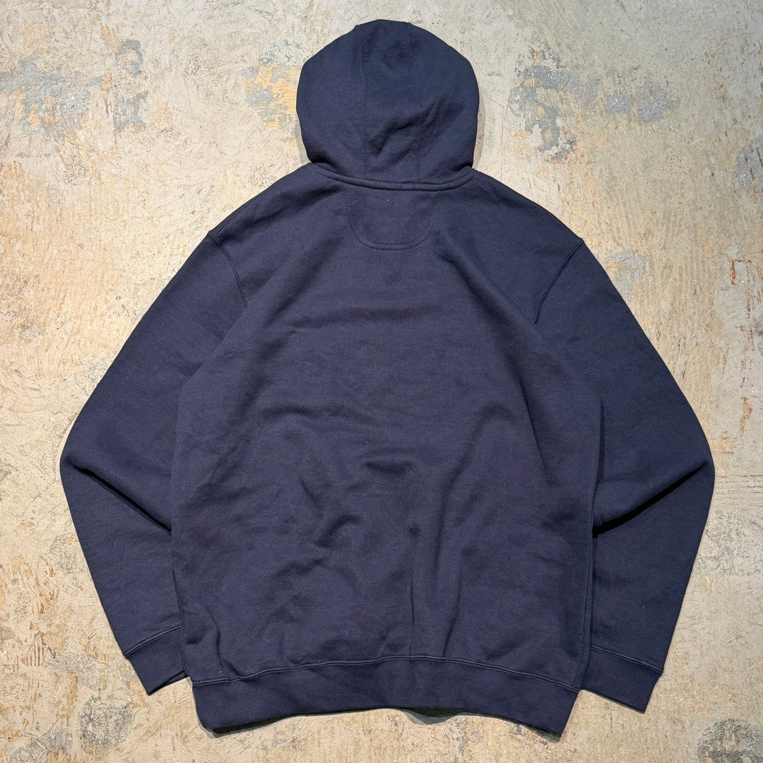古着 carhartt/ カーハート/ ルーズフィットパーカー/企業ロゴ/サイズL