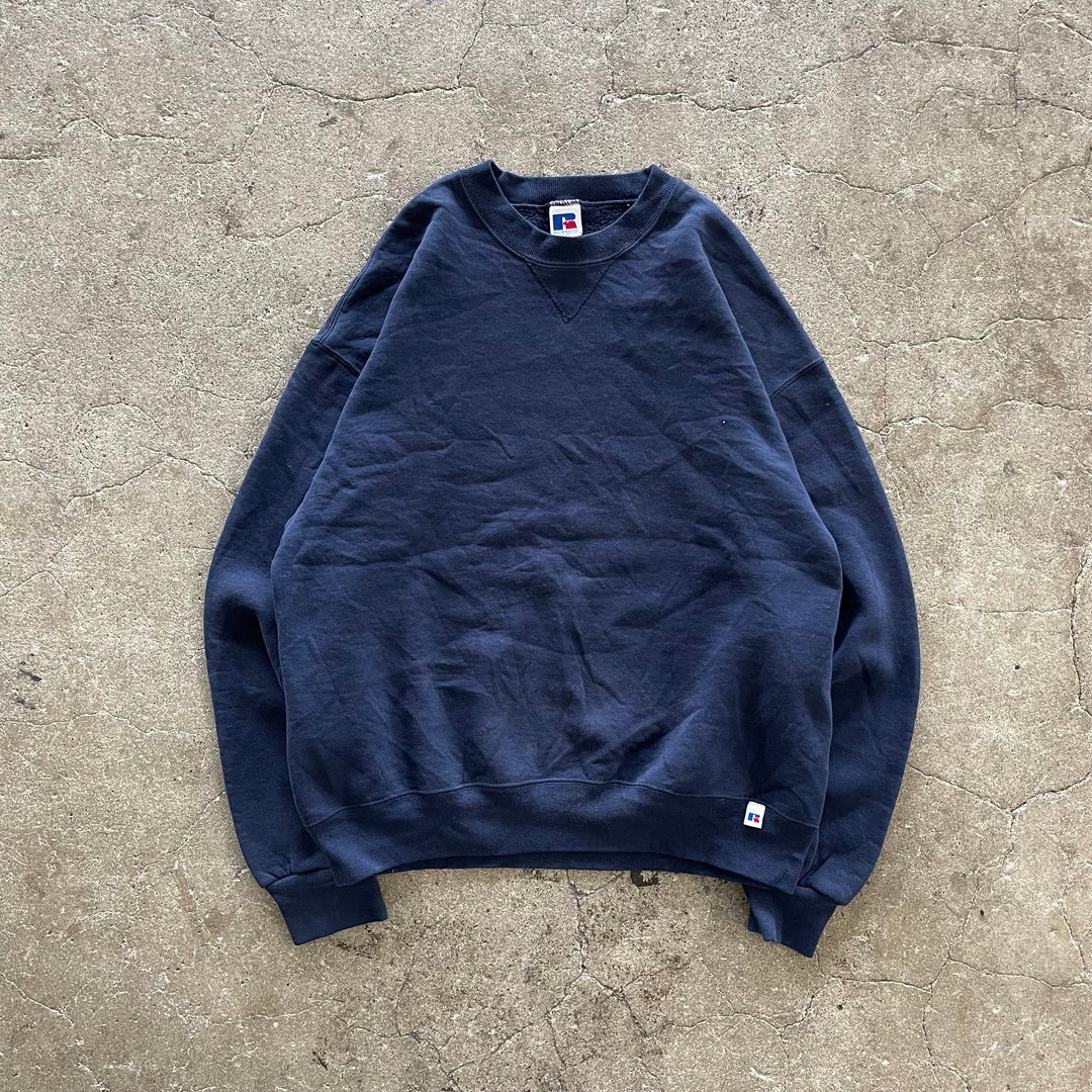 古着 RUSSELL ATHLETIC/ラッセル アスレチック/ブランククルーネックスウェット/無地/サイズL