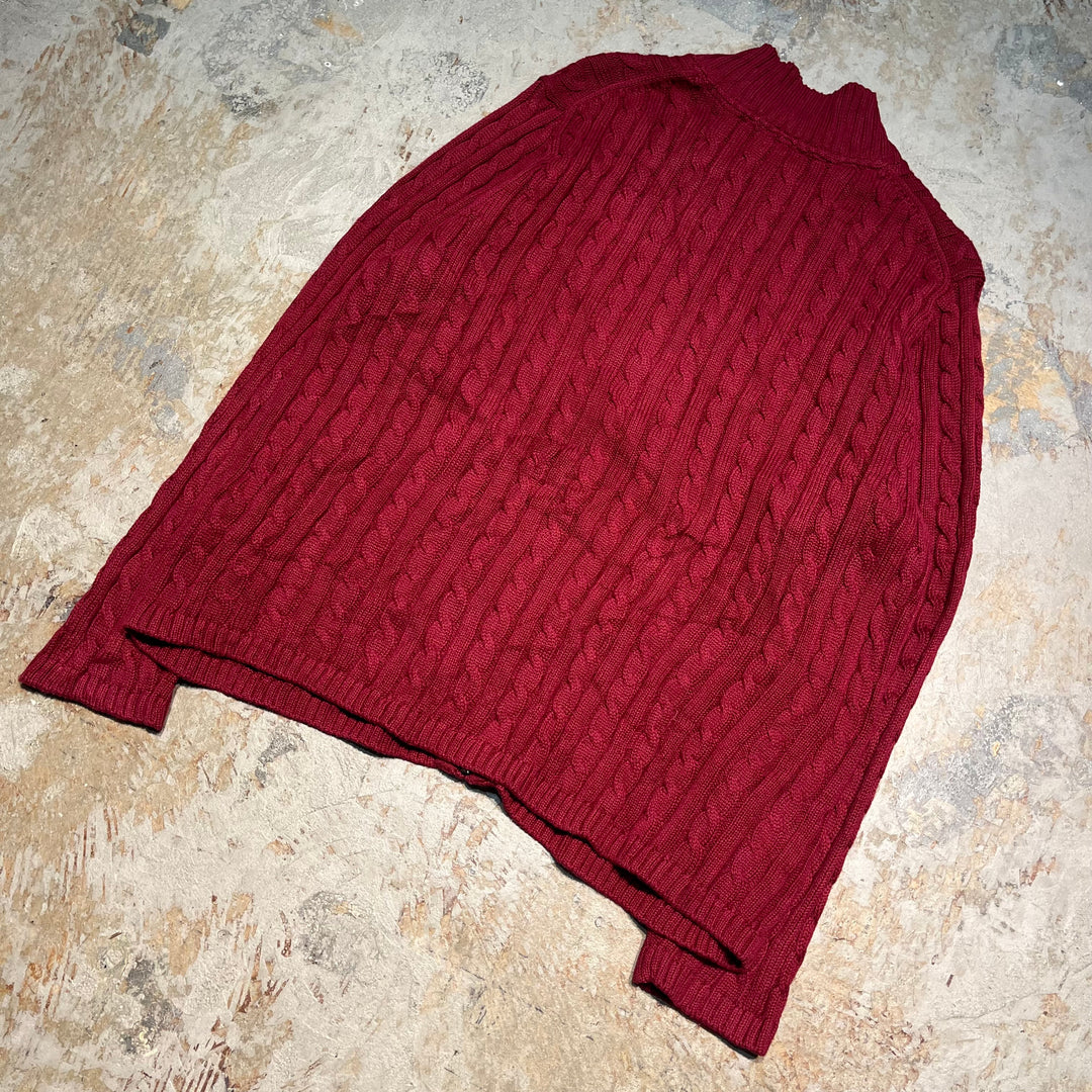#3366 L.L.Bean/エルエルビーン/zip up knit/ジップアップニット/サイズ2X
