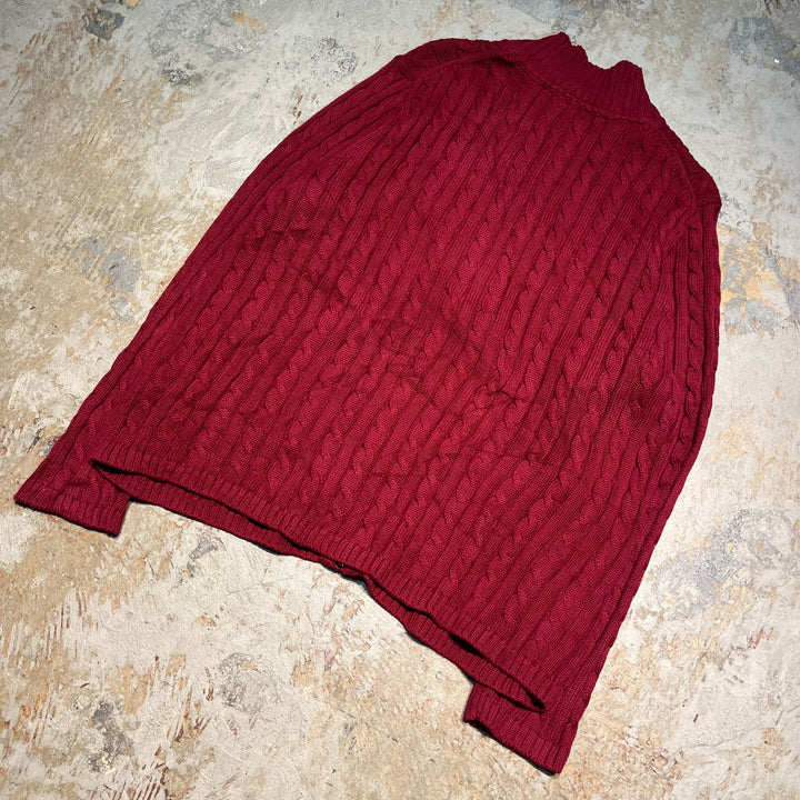 #3366 L.L.Bean/エルエルビーン/zip up knit/ジップアップニット/サイズ2X