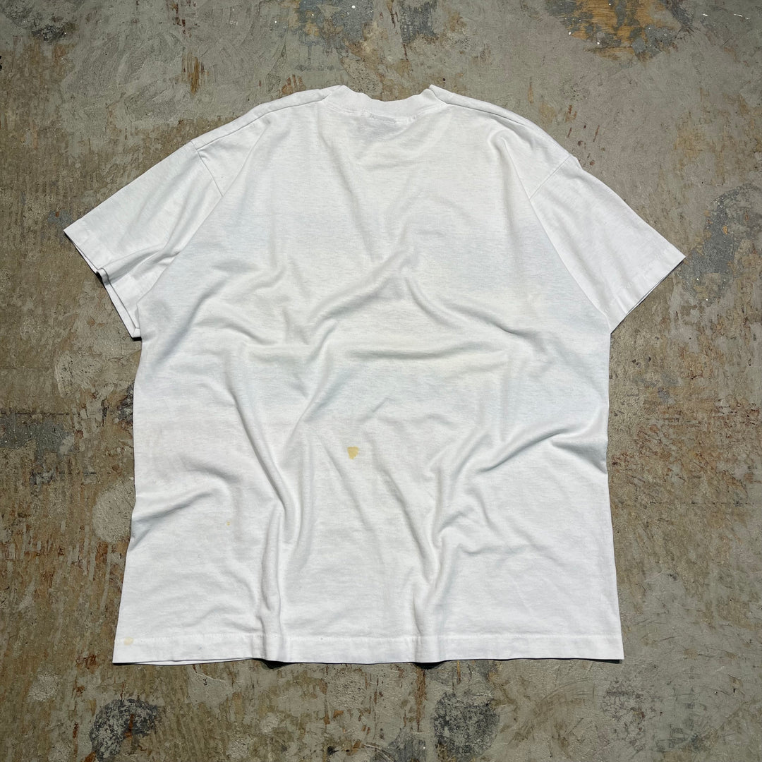 #4719 古着 93's Budweiser バドワイザー/シングルステッチ ヴィンテージ Tシャツ/企業系 /サイズL相当