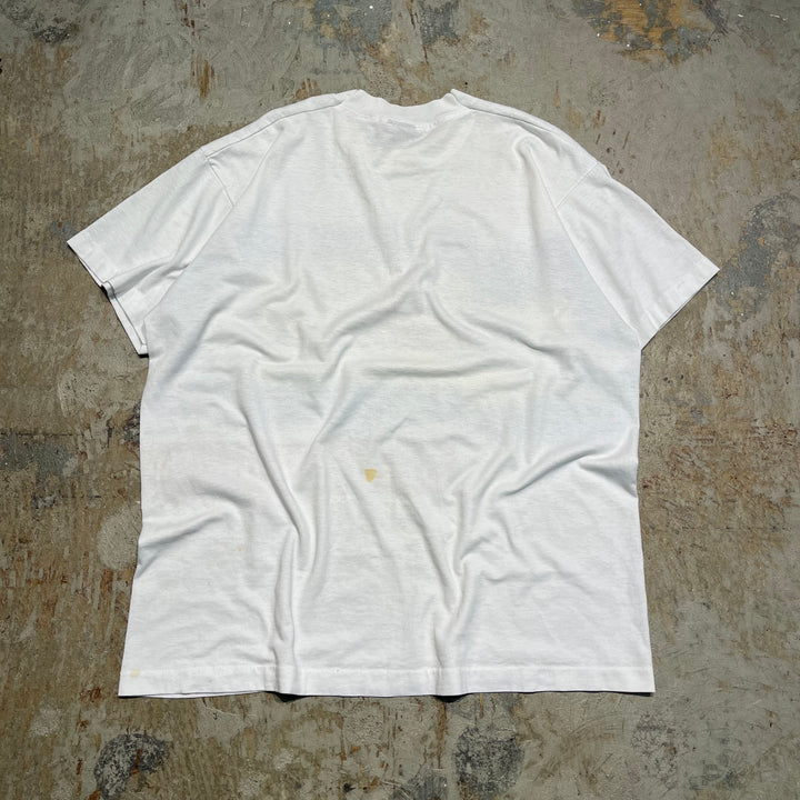 #4719 古着 93's Budweiser バドワイザー/シングルステッチ ヴィンテージ Tシャツ/企業系 /サイズL相当