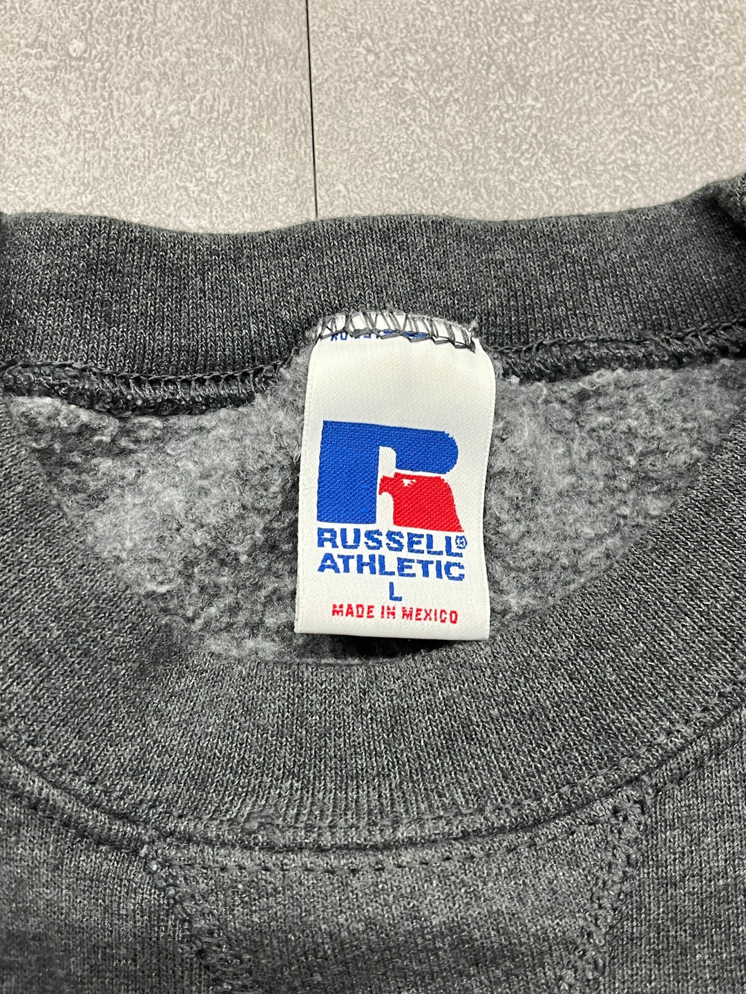 古着 90's〜 RUSSELLATHLETIC/ ラッセル アスレチック/ クルーネックブランクスウェット/ サイズL