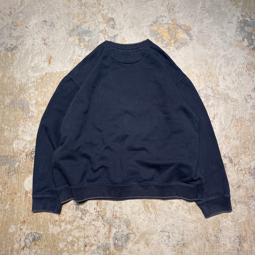 #4111 古着 Unknow/Crew Neck Sweat Shirt/クルーネックスウェット/アニマル刺繍/サイズXL