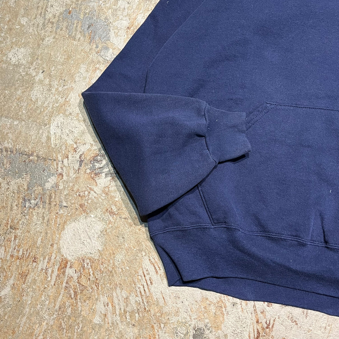 #3567 古着/Russell/ラッセル/Blank Henry Neck  Parker/ブランクヘンリーネックパーカー/無地/MADE IN USA/サイズXL