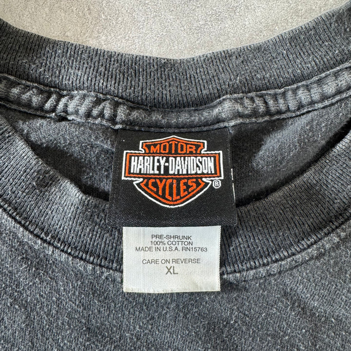 古着 USA製 Harley-Davidson ハーレーダビッドソン プリントTシャツ サイズXL