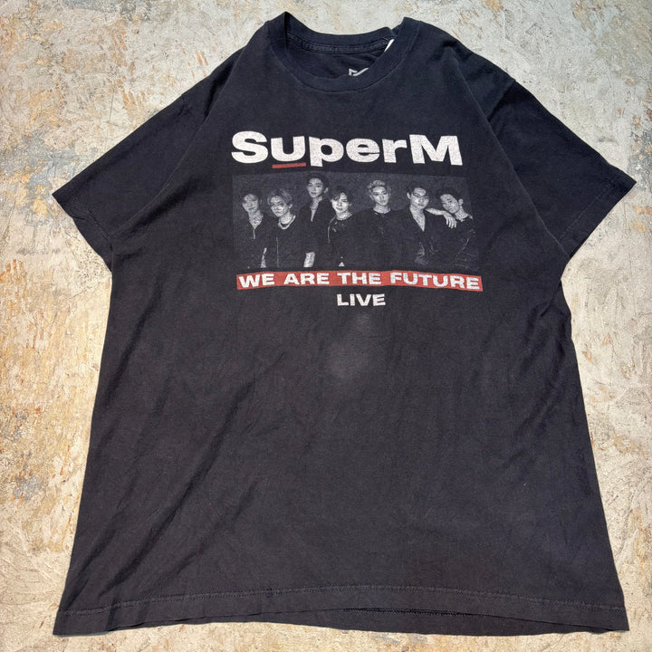 古着 SuperM/ スーパーエム/ アーティストTシャツ/ サイズL