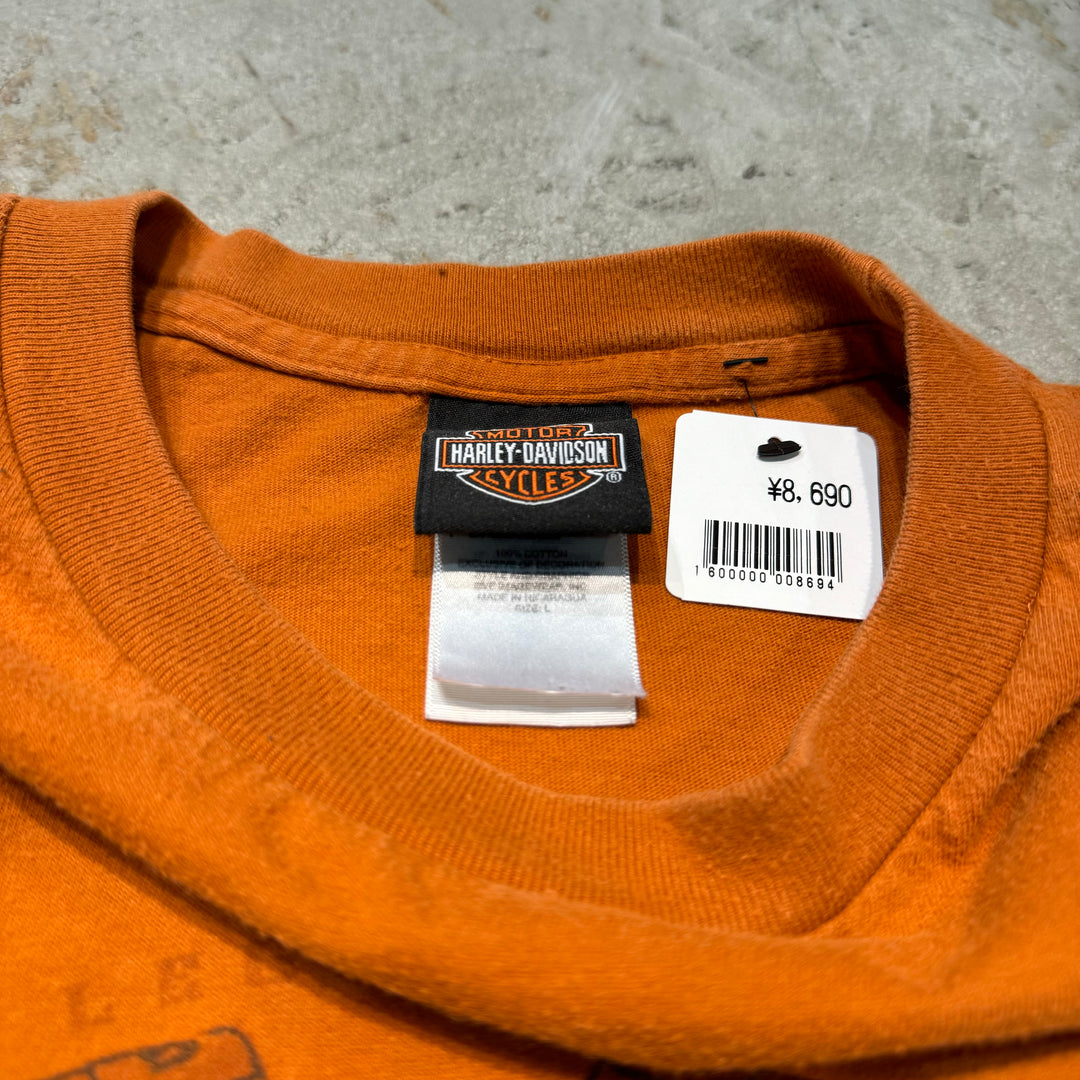 古着 Harley-Davidson/ハーレーダビッドソン/ プリントロングTシャツ/ サイズL